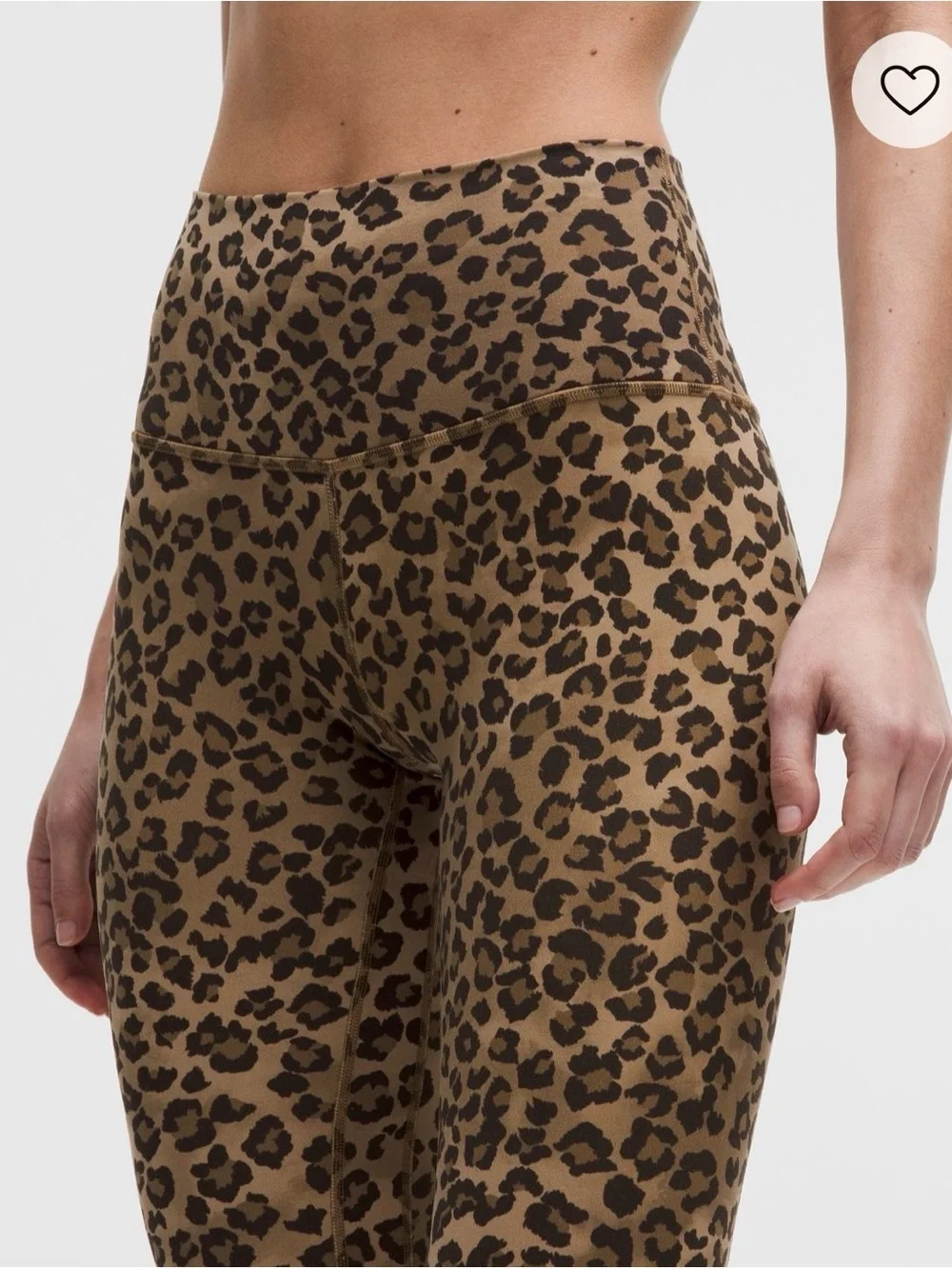 NWT lululemon athletica true Leopard multi High-Waist Leggings 25” - Picture 4 of 8